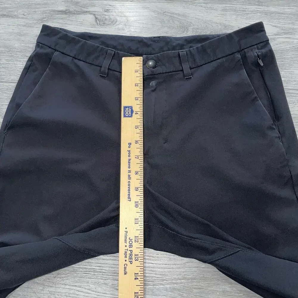 Lululemon Men Commission Pant Slim Fit 32” Warpstreme Black Athletic Size 32